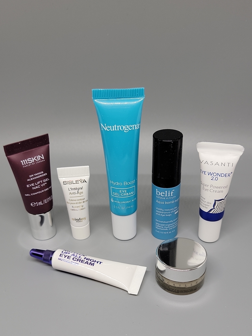 Eye Cream Sampler -- 7 pc. Deluxe Samples To Try -- 111 Skin/Sisley/Chantecaille